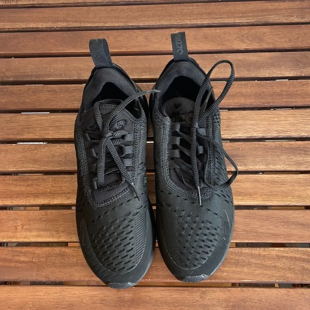 Nike Air Max 270 Black USA Women Size 7/UK 4.5/EU 38(AH6789-006)